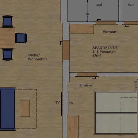 Appartement Kollinghof 7 *